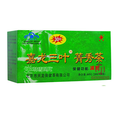 嘉龍三葉菁秀茶(原名三葉減肥茶) 2g*30袋(15～30日分)